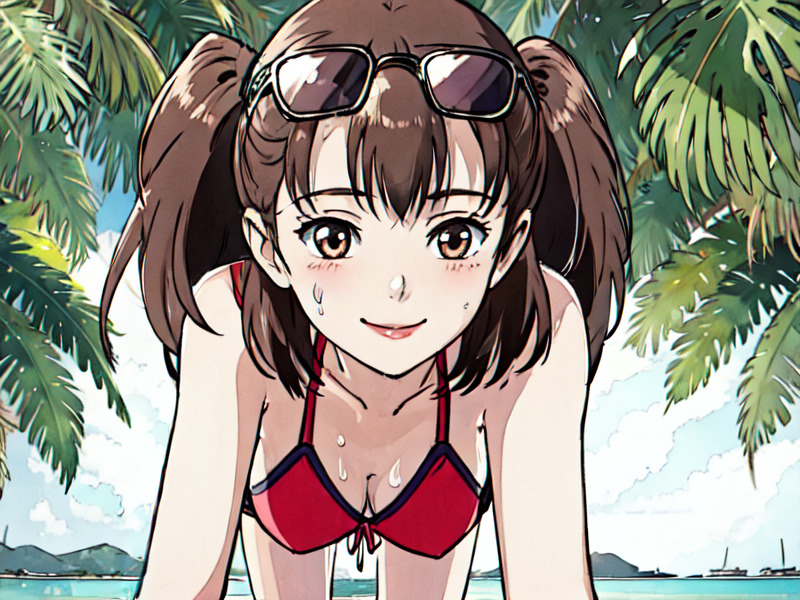 Stable Diffusion [Ghibli Beach Day]